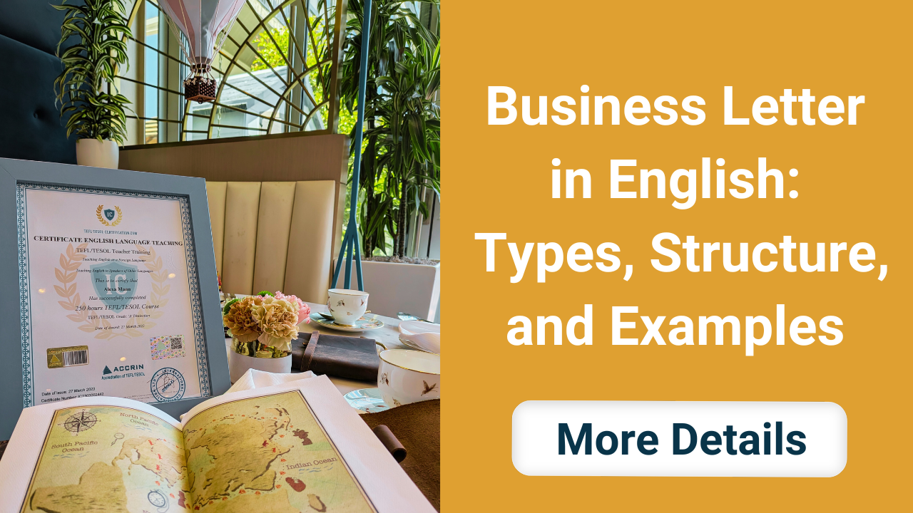 Business Letter in English: Types, Structure, and Examples