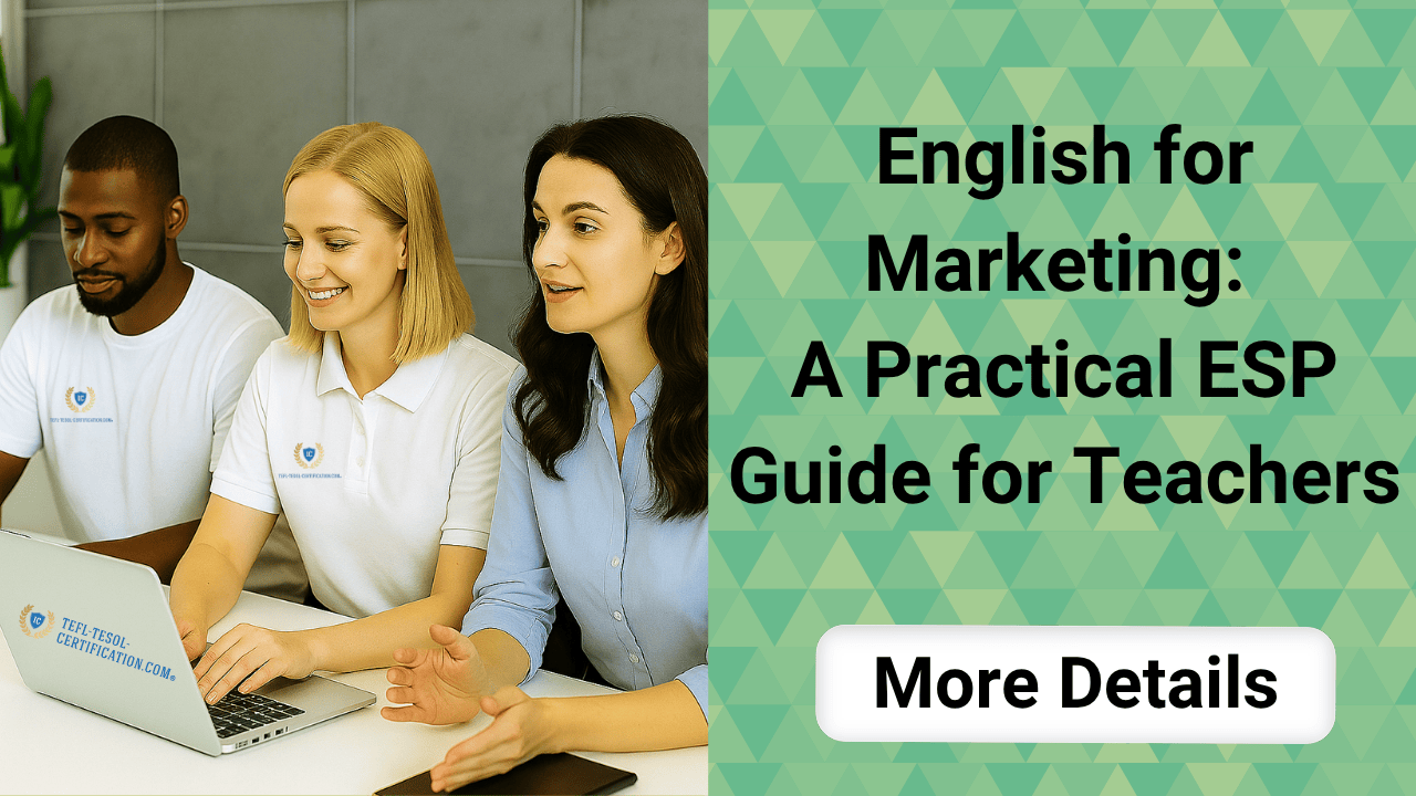 English for Marketing A Practical ESP Guide for Teachers