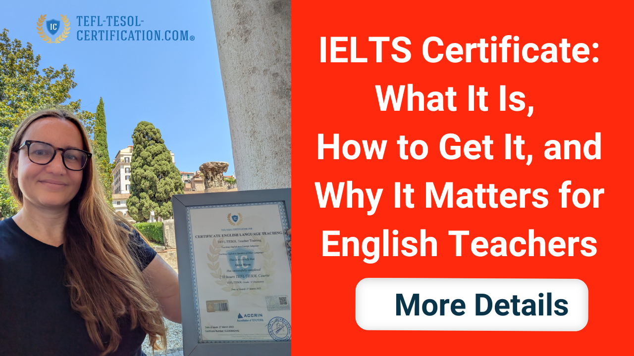 IELTS Certificate Why It Matters for English Teachers