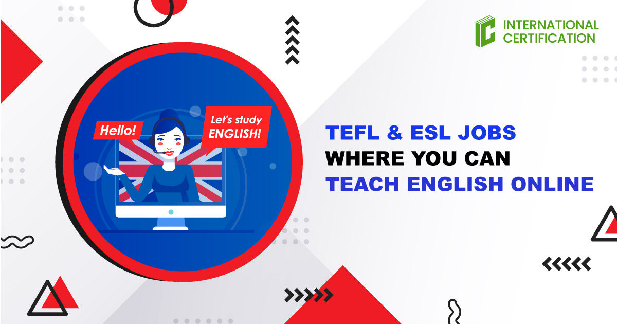 TEFL & ESL jobs to teach English online