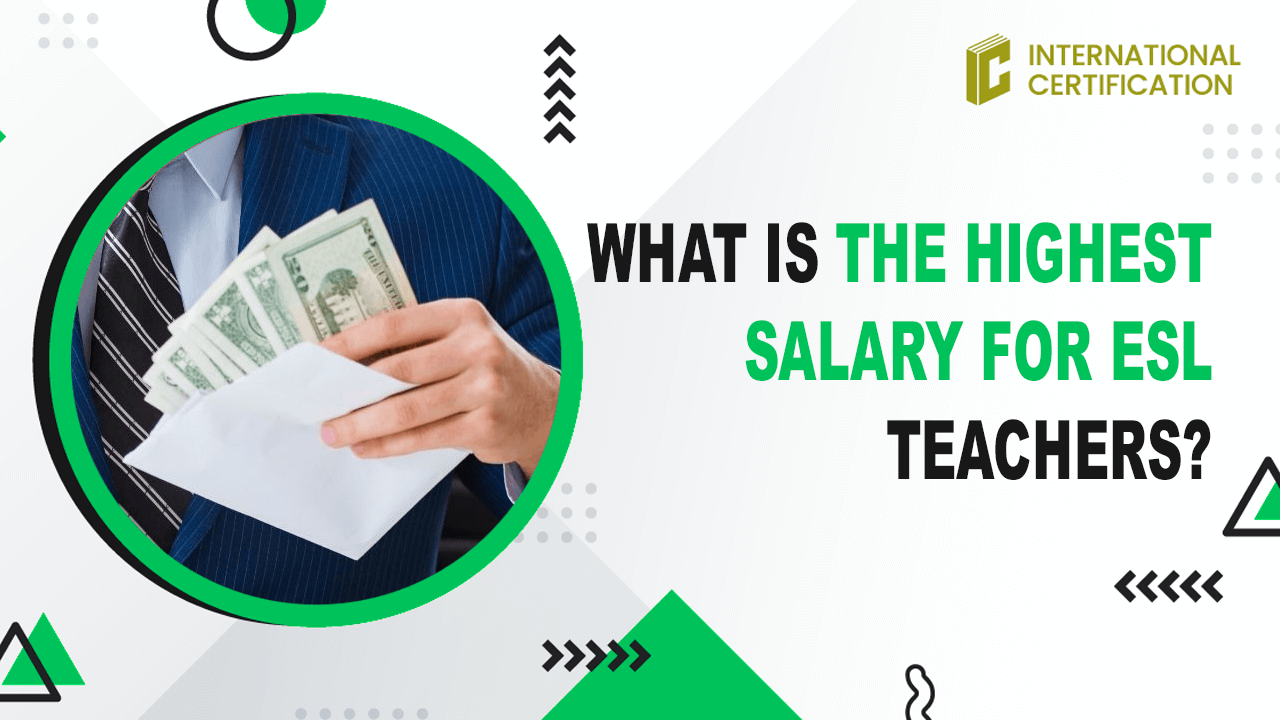 What is the highest salary for ESL teachers?